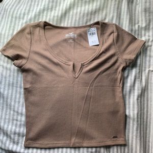 hollister t-shirt/crop top